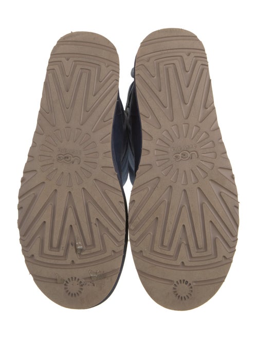 UGG Suede Fur Trim Boots