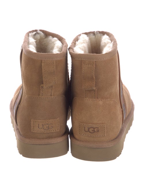 UGG Suede Fur Trim Boots