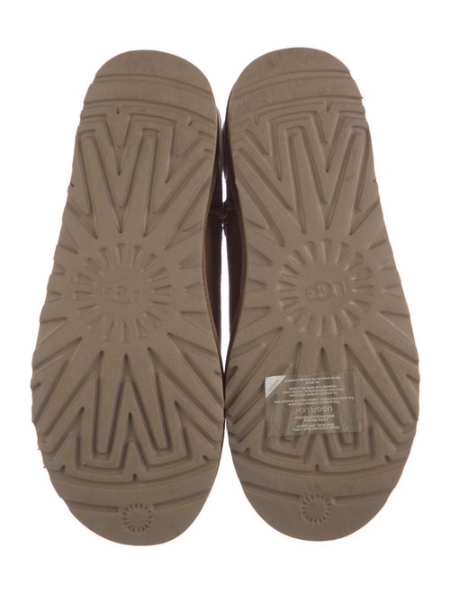 UGG Suede Fur Trim Boots