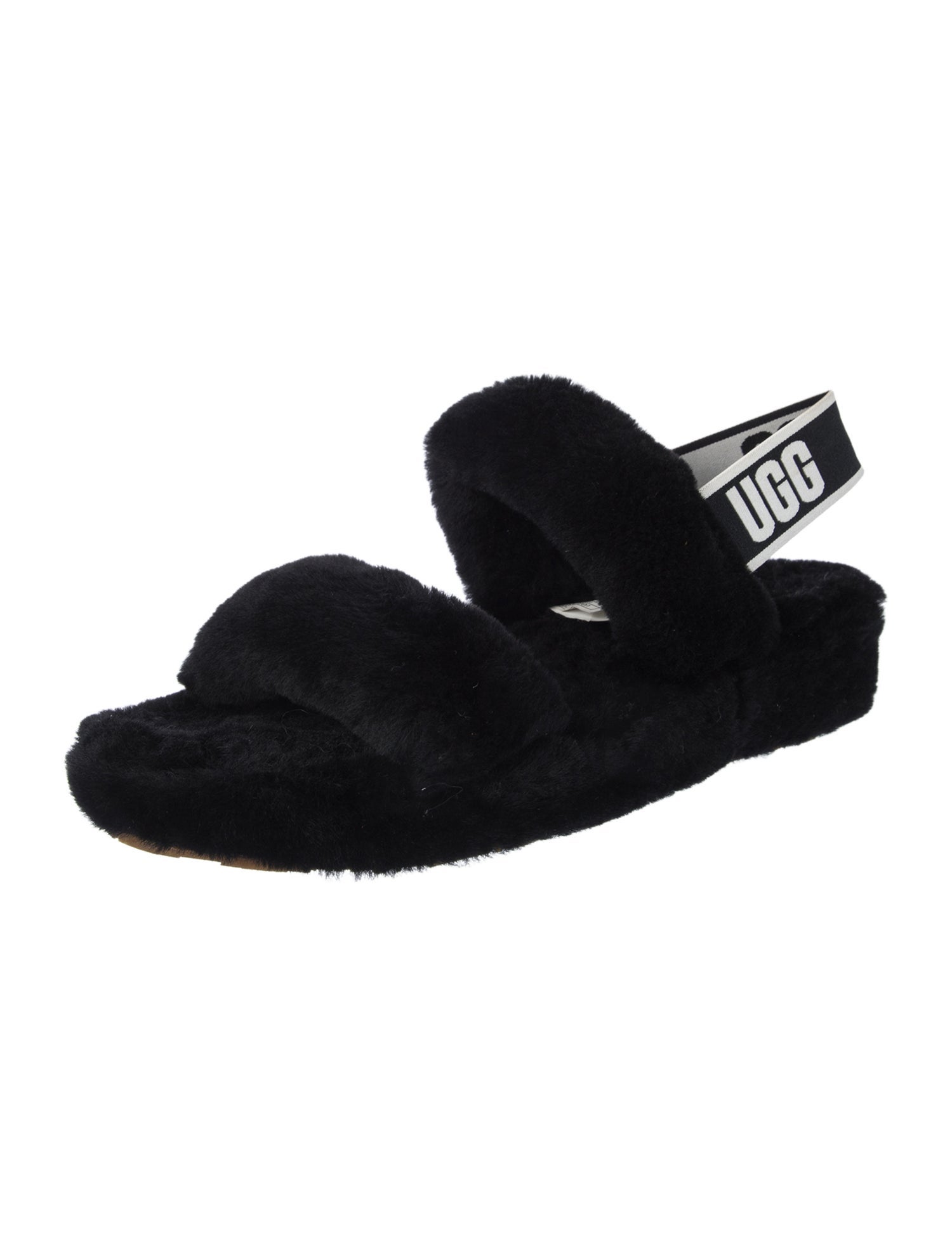 UGG Shearling Slingback Sandals
