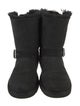 UGG Suede Glitter Accents Moto Boots