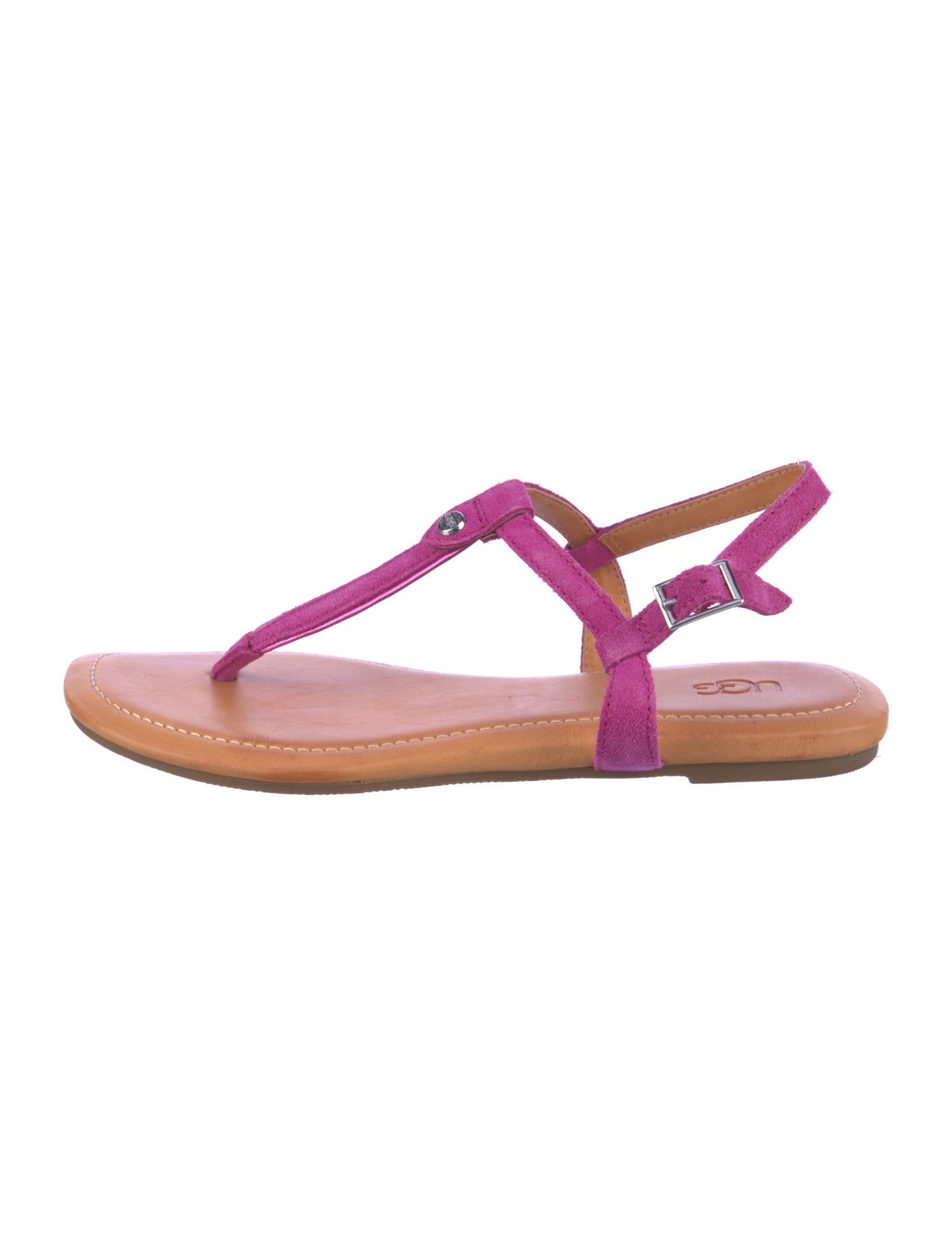 UGG Suede T-Strap Sandals