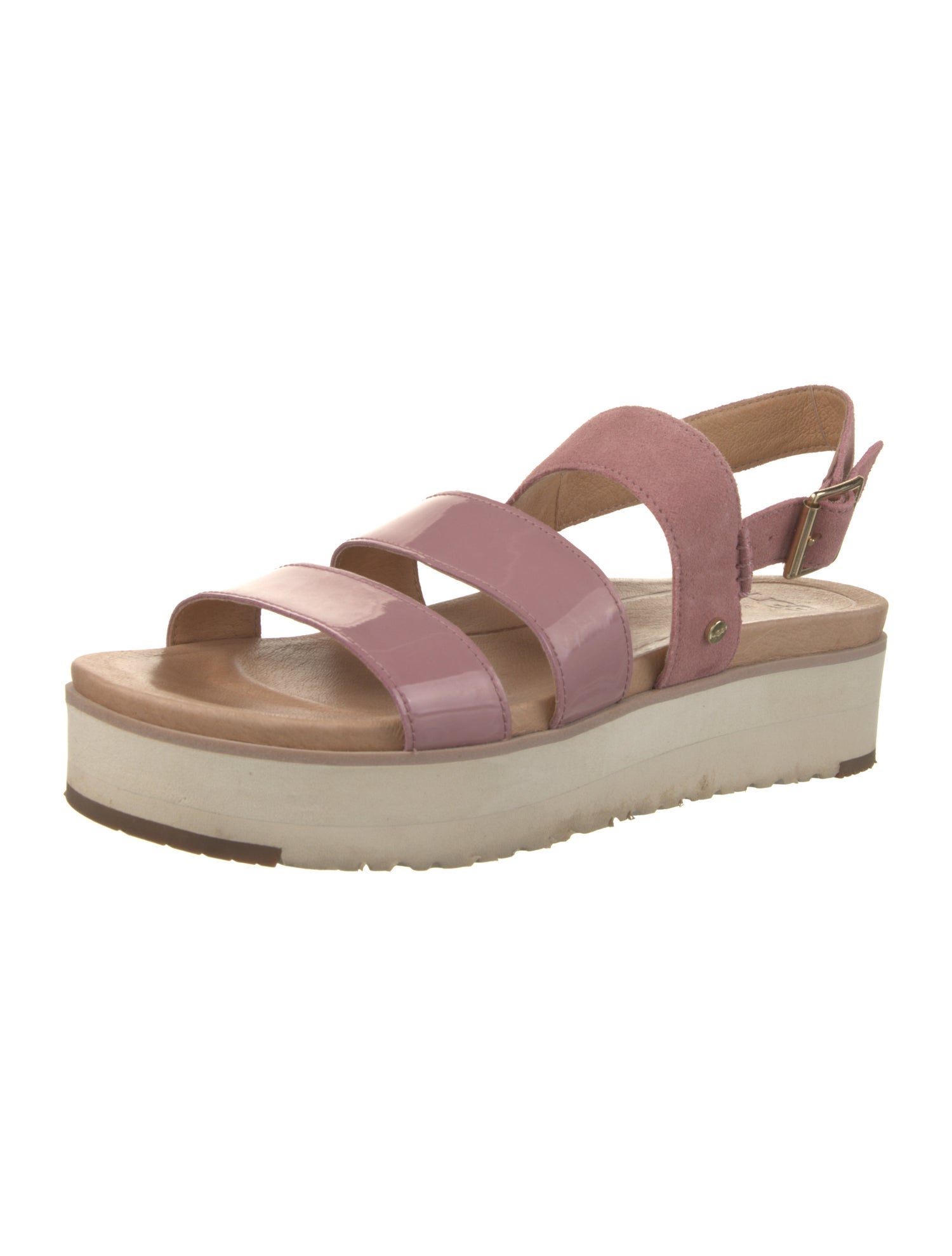 UGG Patent Leather Slingback Sandals