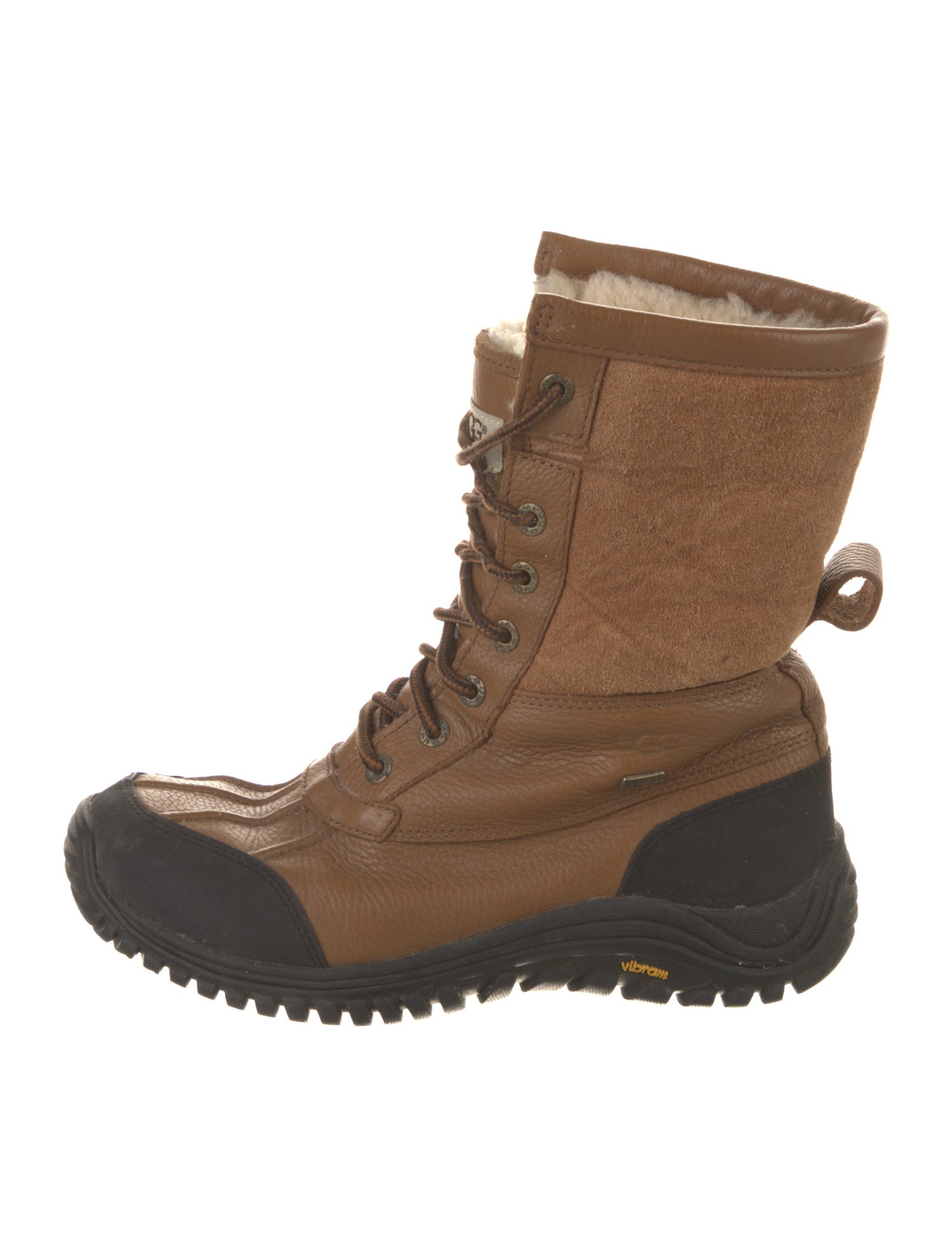 UGG Leather Lace-Up Boots