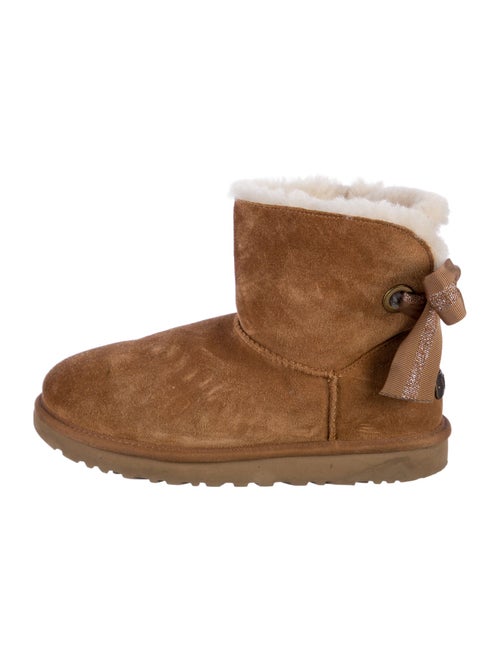 UGG Suede Bow Accents Boots