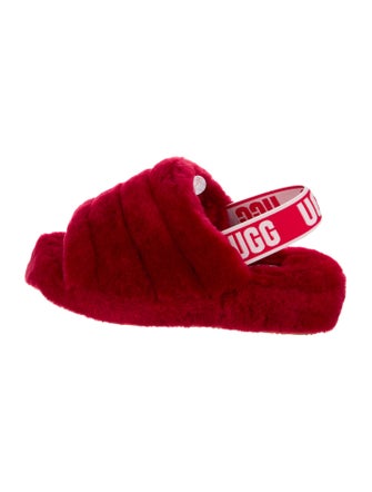 UGG Shearling Slingback Sandals