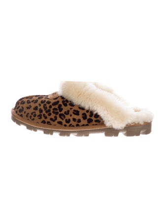 UGG Ponyhair Animal Print Mules
