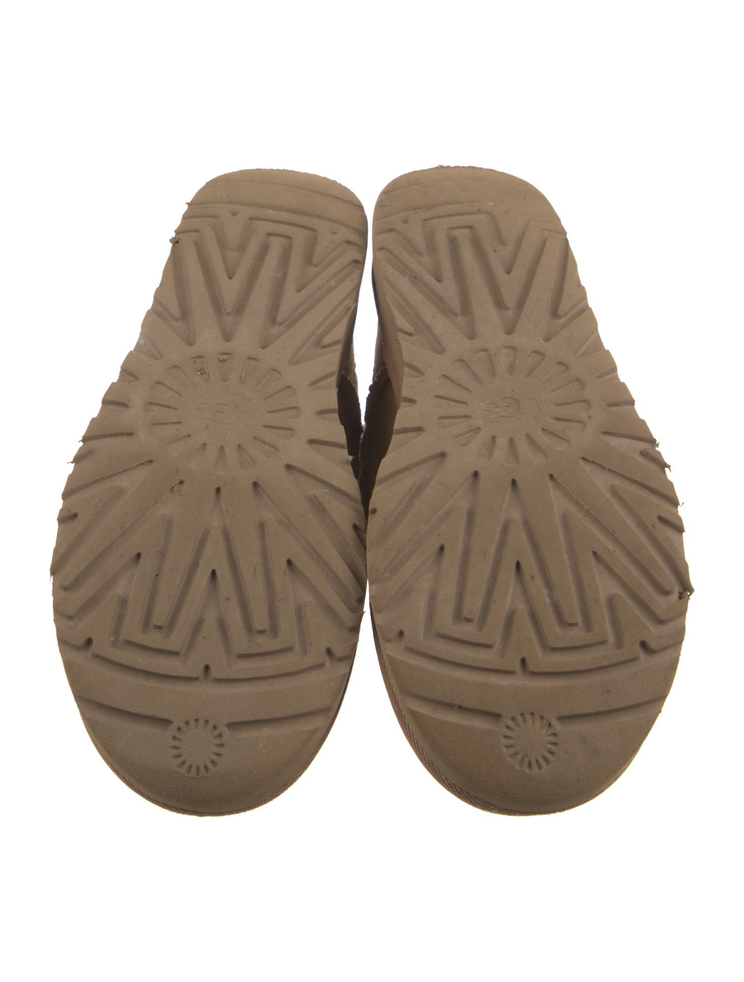 UGG Suede Faux Fur Trim Lace-Up Boots