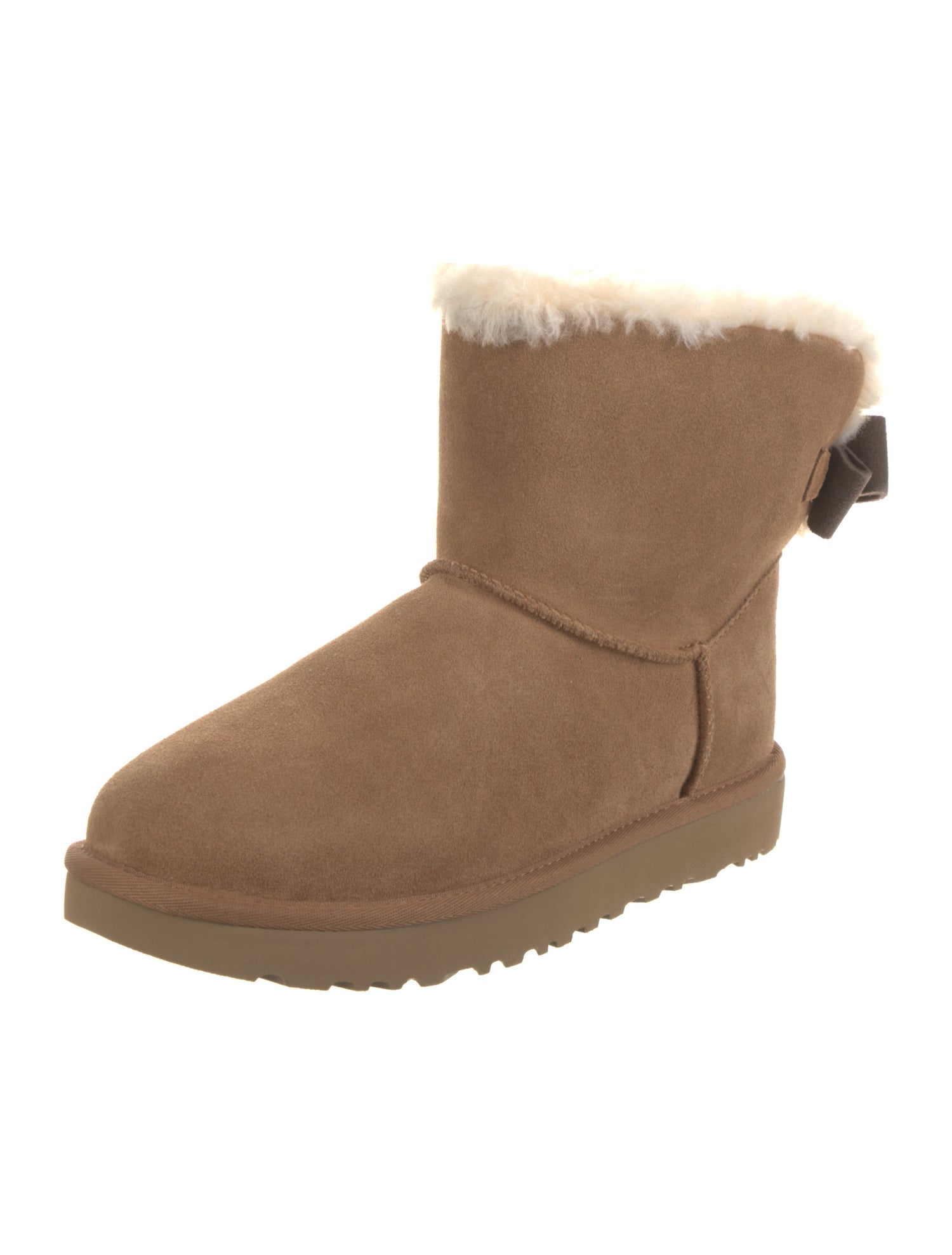 UGG Suede Bow Accents Boots
