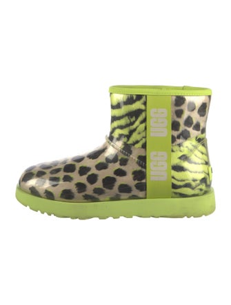 UGG Rubber Animal Print Rain Boots