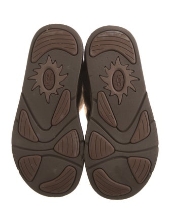 UGG Suede Fur Trim Boots