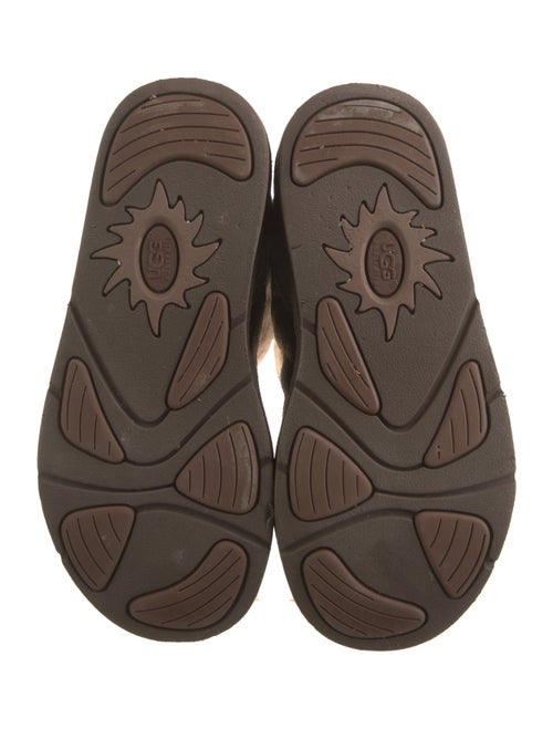 UGG Suede Fur Trim Boots