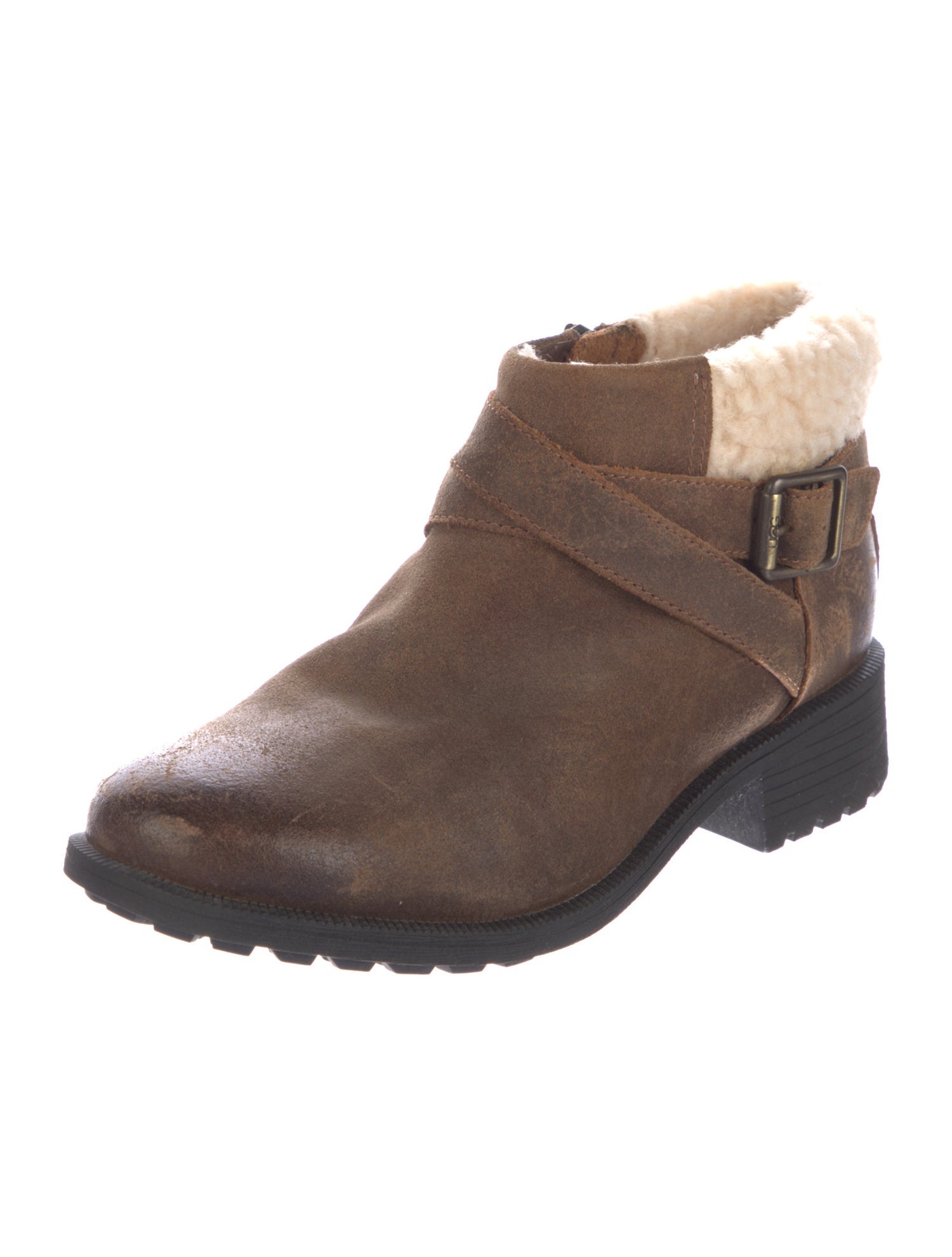 UGG Suede Moto Boots