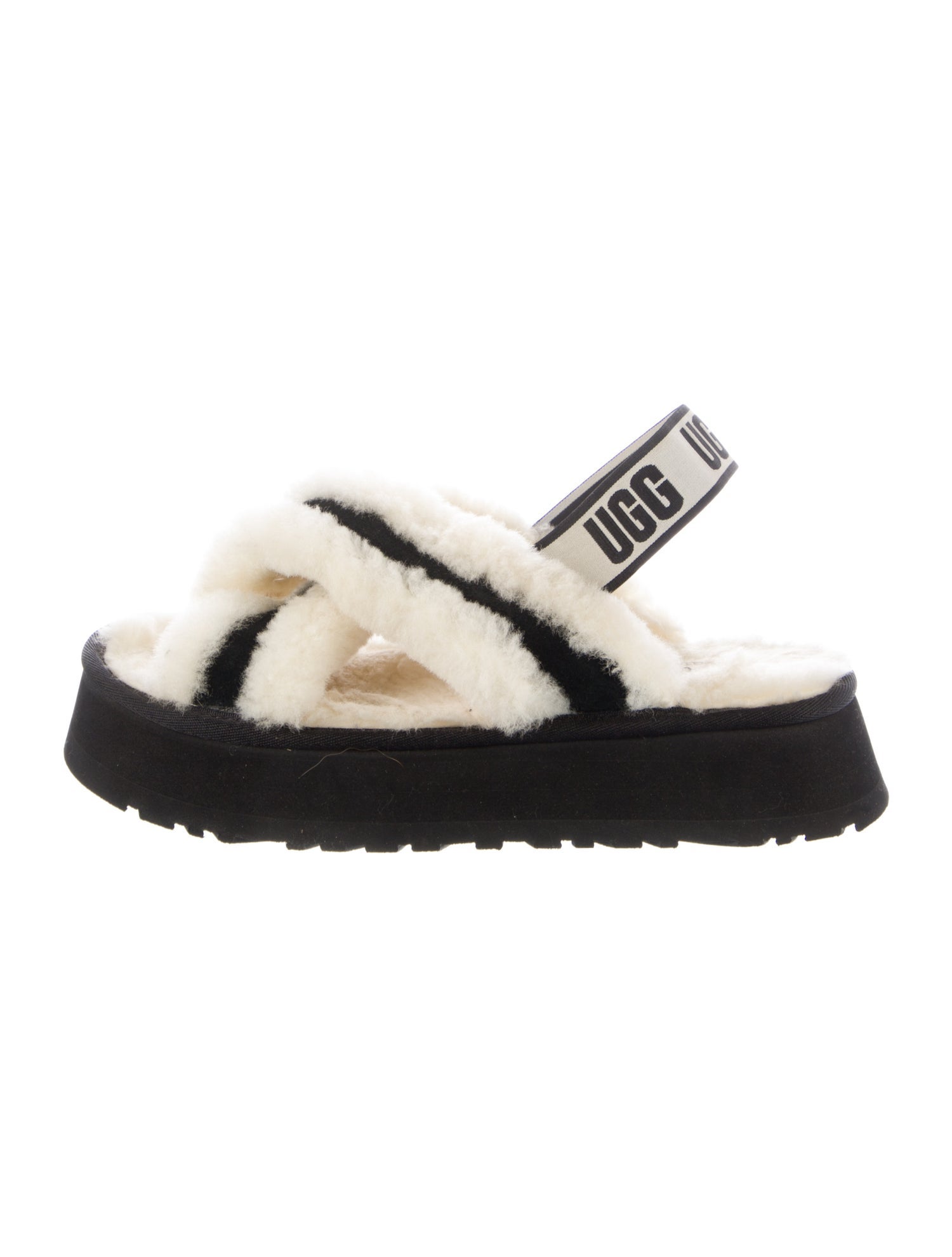 UGG Shearling Floral Print Espadrilles