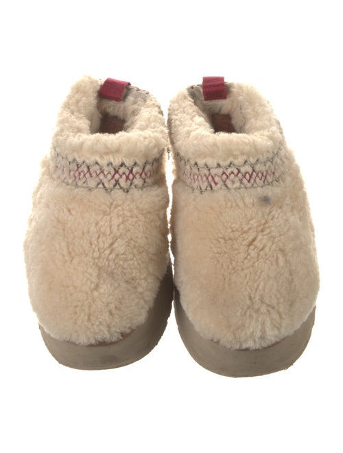UGG Shearling Embroidered Accent Mules