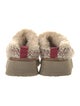 UGG Shearling Embroidered Accent Mules