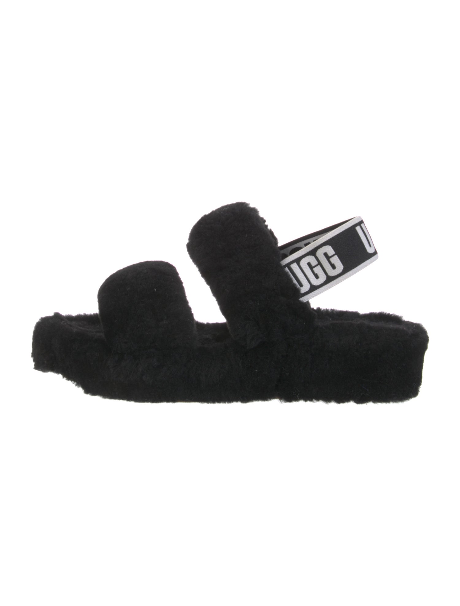 UGG Shearling Slingback Sandals