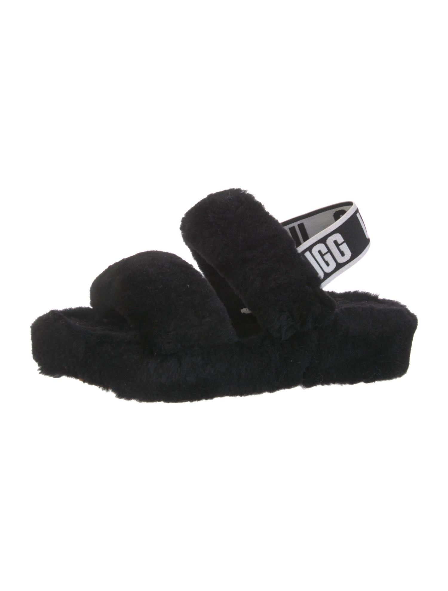 UGG Shearling Slingback Sandals