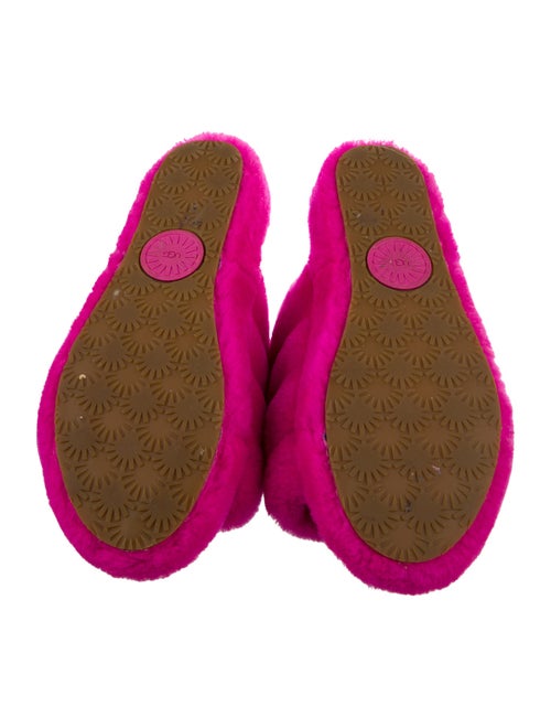 UGG Fur Slingback Flats