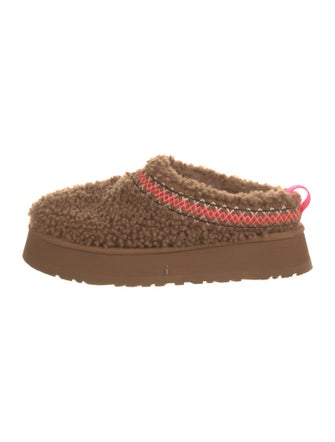 UGG Shearling Patterned Slingback Flats