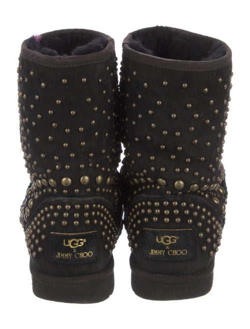 UGG Suede Patterned Combat Boots