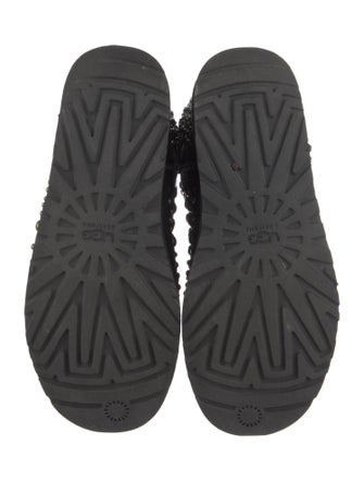 UGG Suede Patterned Combat Boots