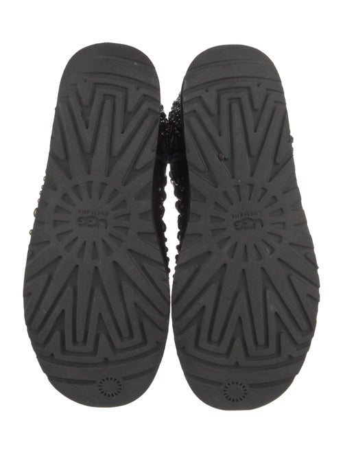 UGG Suede Patterned Combat Boots