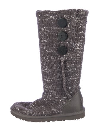 UGG Patterned Sequin Embellishments Riding Boots