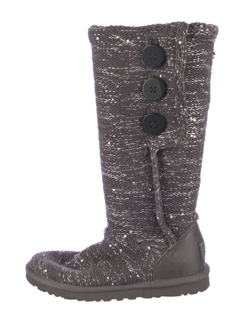 UGG Patterned Sequin Embellishments Riding Boots