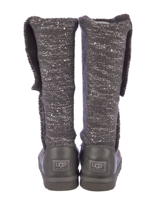 UGG Patterned Sequin Embellishments Riding Boots