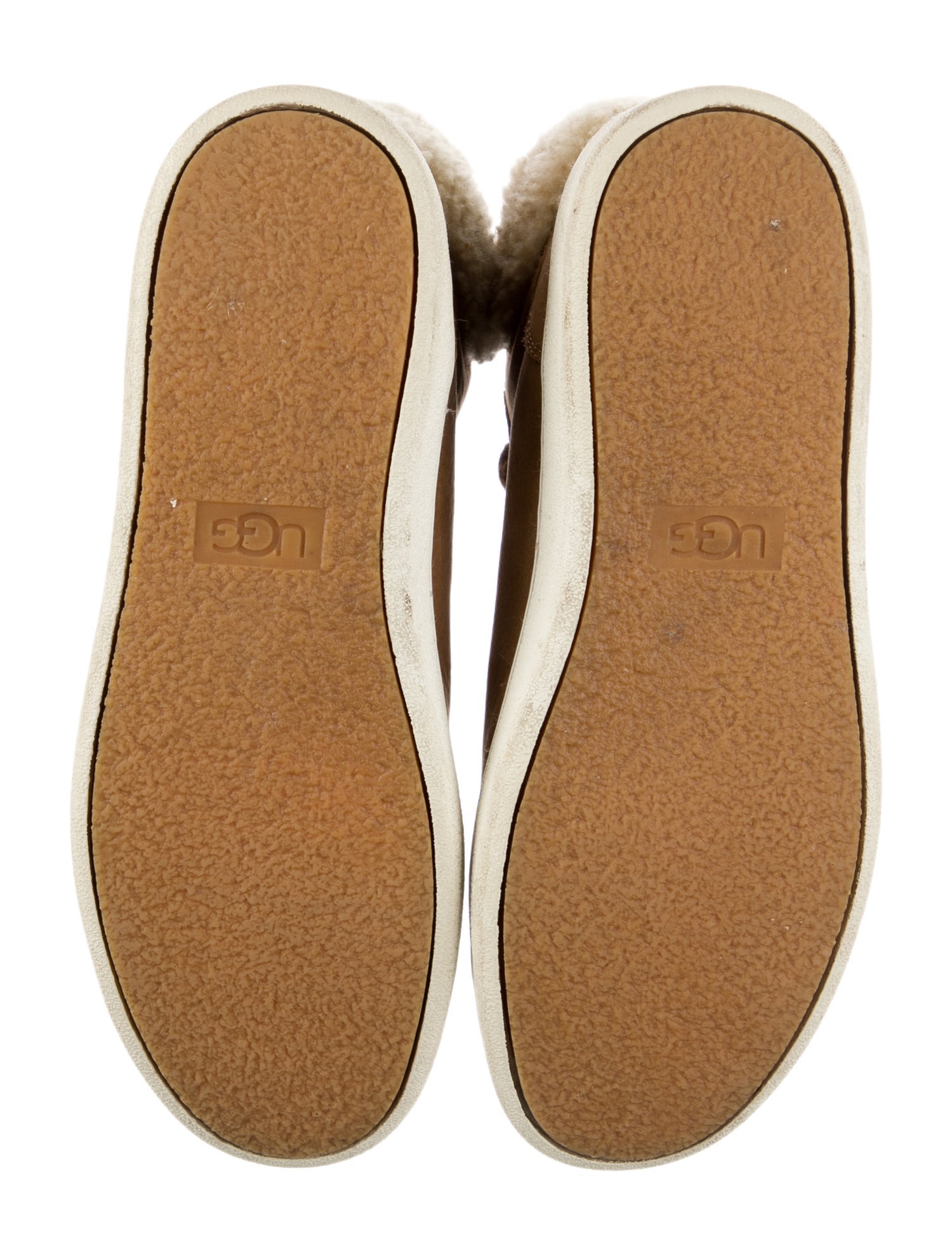 UGG Suede Fur Trim Sneakers