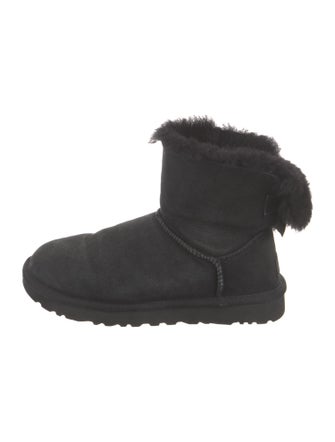 UGG Suede Bow Accents Boots