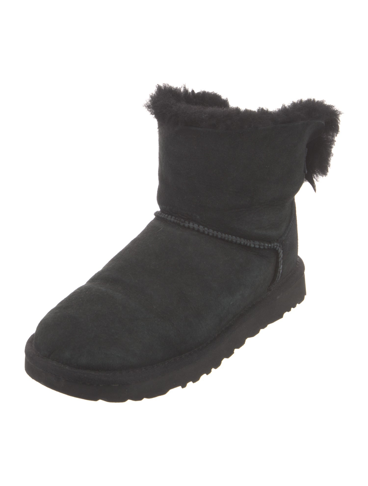 UGG Suede Bow Accents Boots