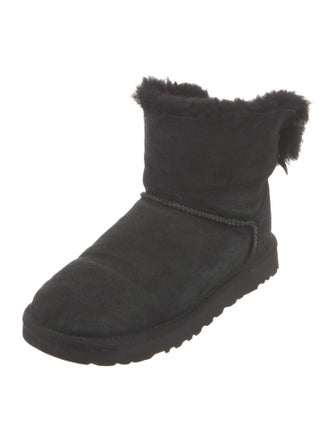 UGG Suede Bow Accents Boots