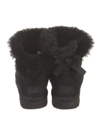 UGG Suede Bow Accents Boots