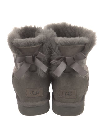 UGG Suede Bow Accents Boots