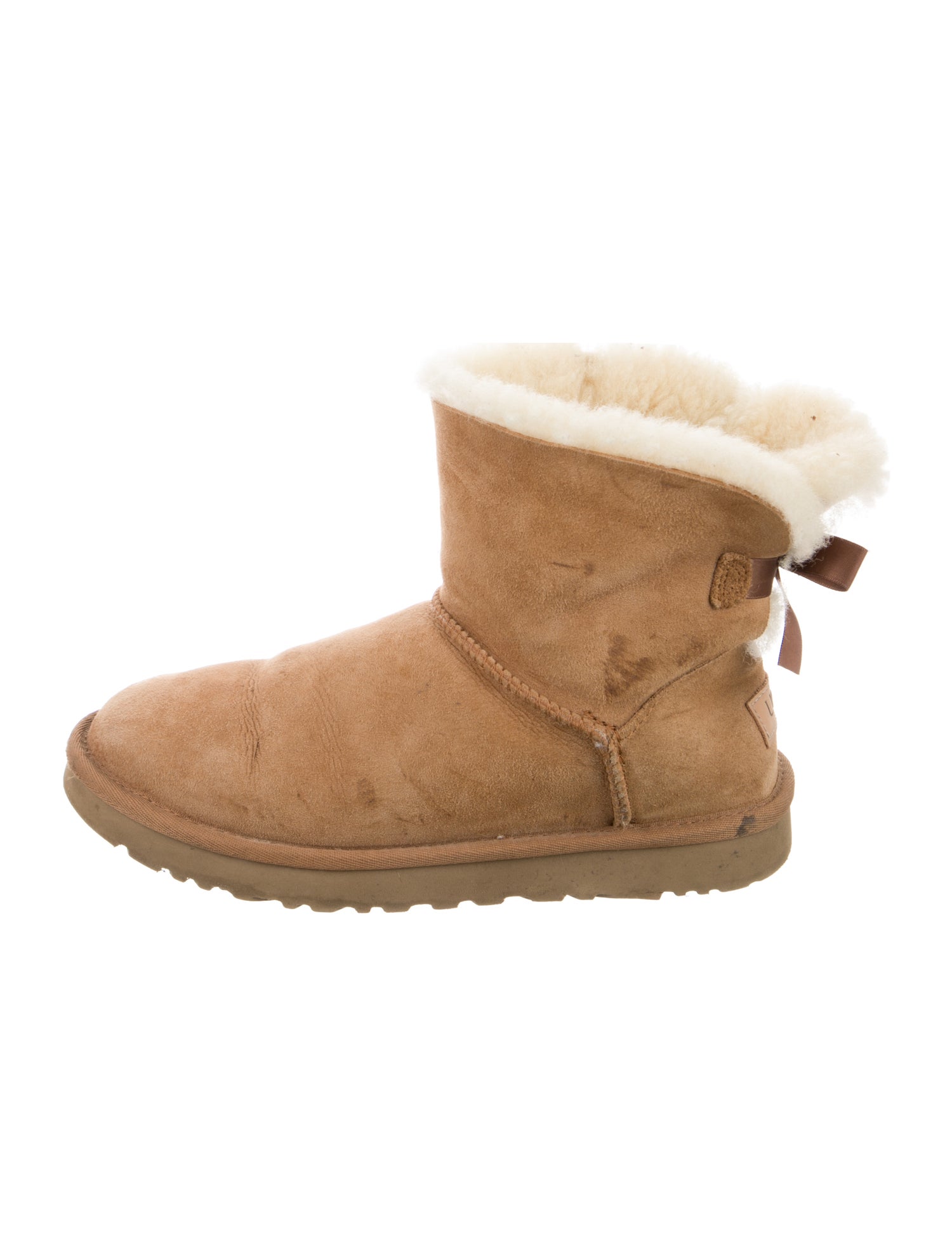 UGG Suede Bow Accents Boots