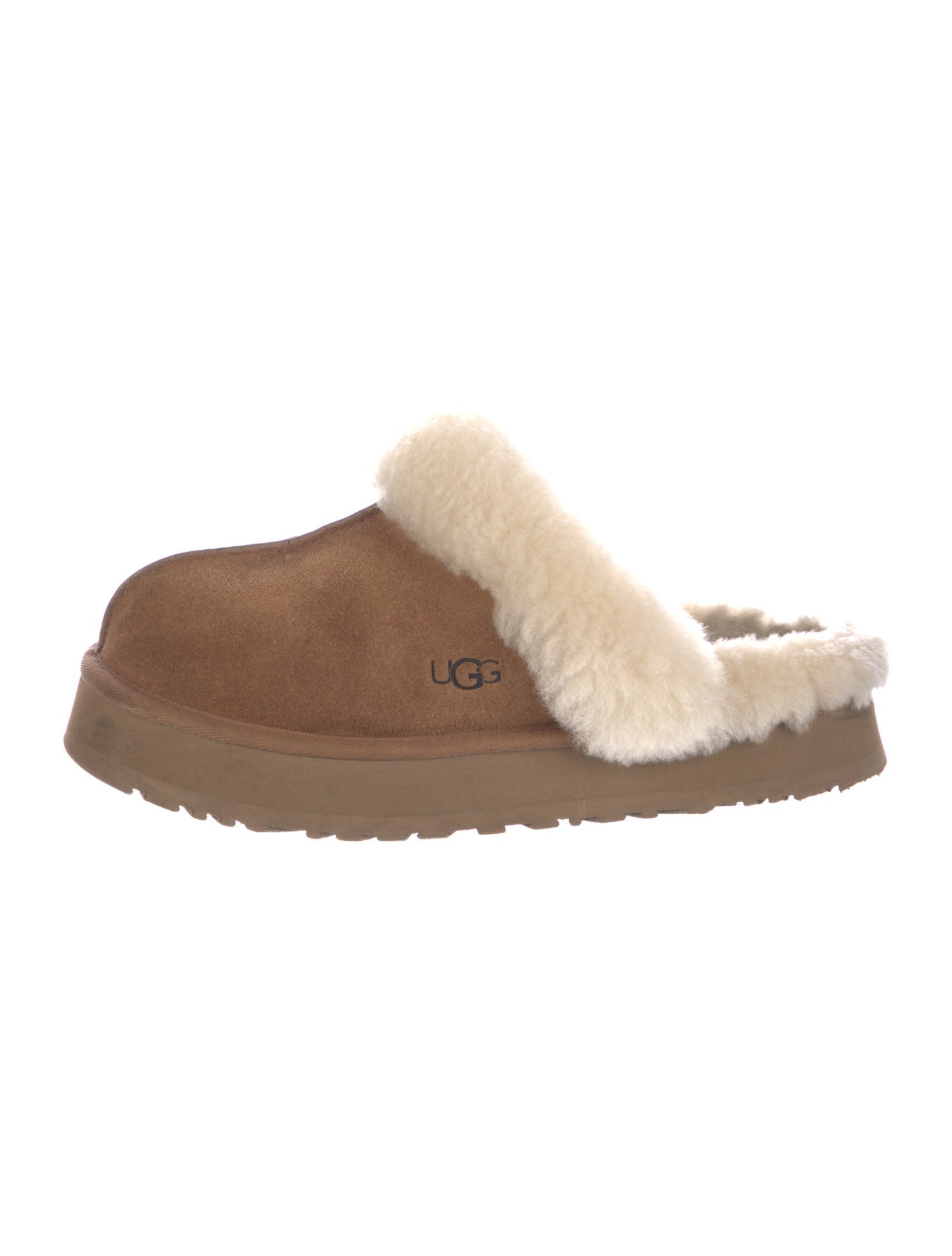 UGG Suede Colorblock Pattern Mules