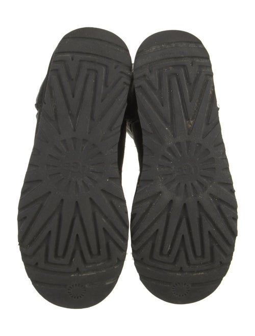 UGG Suede Fur Trim Boots