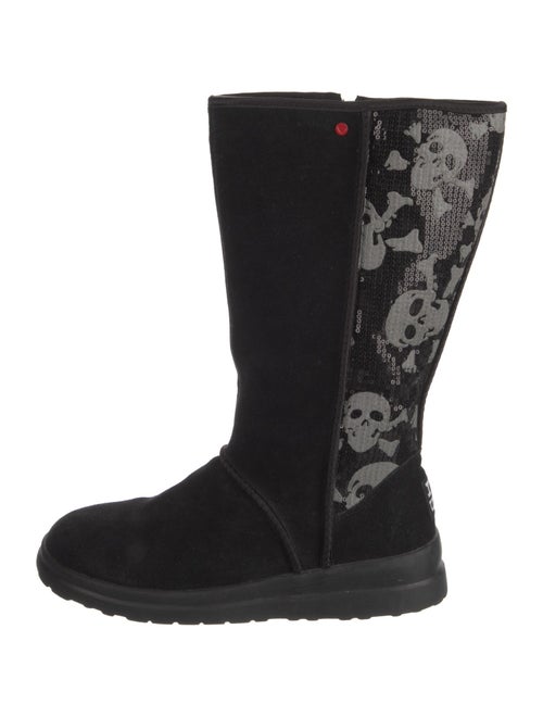 UGG Suede Printed Boots