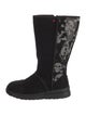 UGG Suede Printed Boots