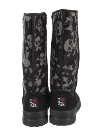 UGG Suede Printed Boots