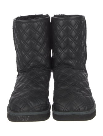 UGG Quilted Pattern Leather Boots