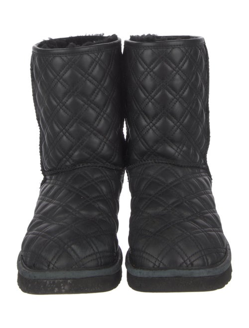 UGG Quilted Pattern Leather Boots