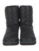 UGG Quilted Pattern Leather Boots