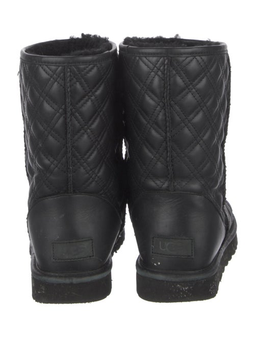 UGG Quilted Pattern Leather Boots