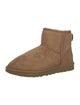 UGG Suede Fur Trim Boots