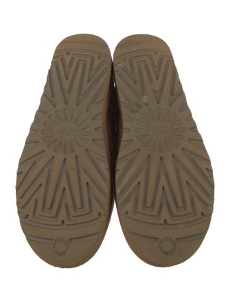 UGG Suede Fur Trim Boots