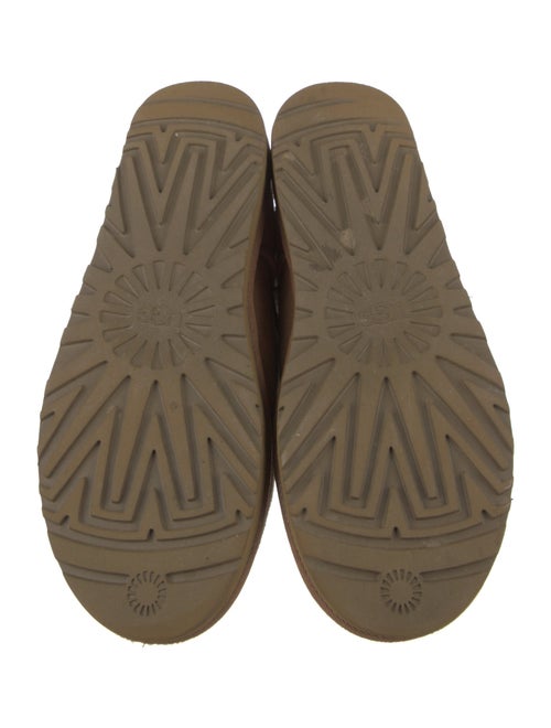 UGG Suede Fur Trim Boots