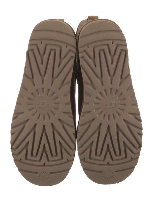 UGG Suede Fur Trim Boots